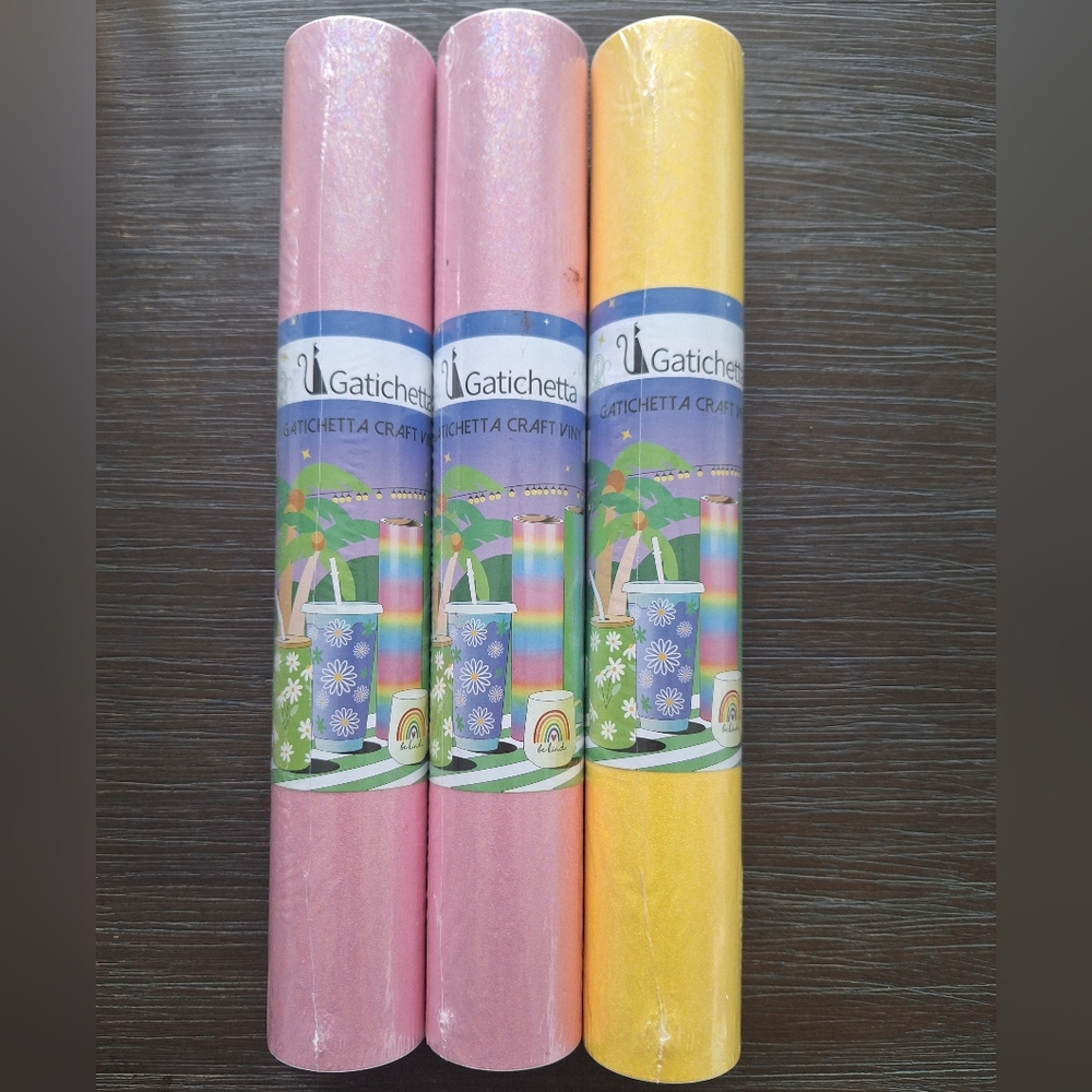 Glitter vinyl rolls